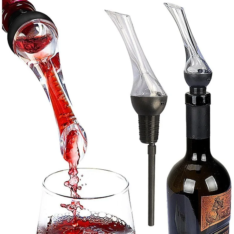 Aerador de vinho pourer bico premium decantador de vinho profissional acessórios de vinho presentes para amantes de vinho