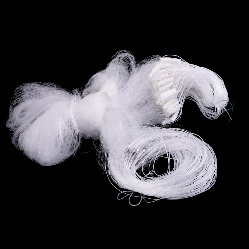 Fishing Gill Net Fish Gillnet Fishing Net 3 Layers Mesh Trap 26m Replacement Tackles for Fisherman