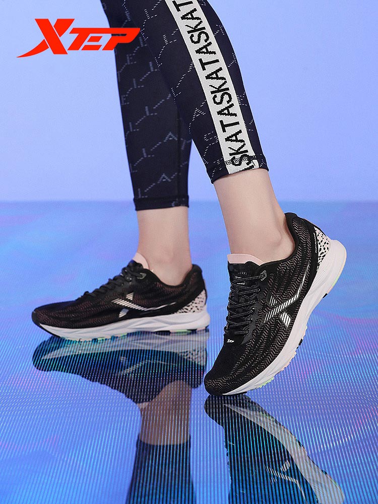 Xtep Marathon Shoes Women Running Shoes Spring Outdoor Running Light Sports Running Sneakers 880218110138