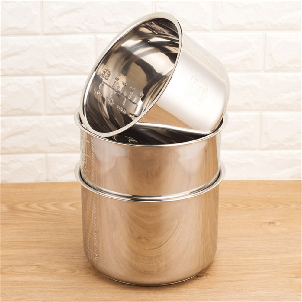 Pressure Cooker 6L Inner Pot Rice Pressure Cooker Liner Stainless Steel Inner Pot Minute Pressure Cooker Liner Rice Cooker Liner