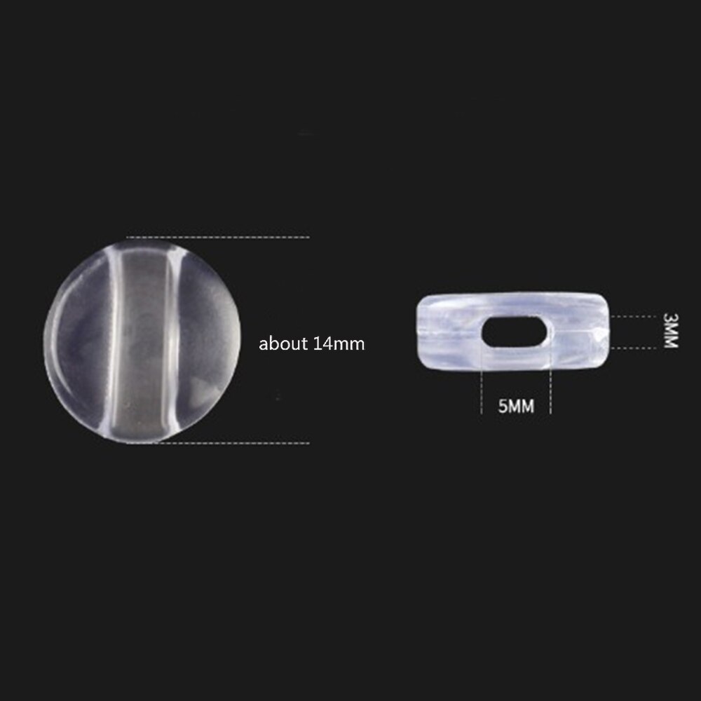 50Pairs (100 Stuks) ronde Glazen Brillen Bril Anti Slip Siliconen Oorhaak Tempel Tip Houder Glazen Accessoires