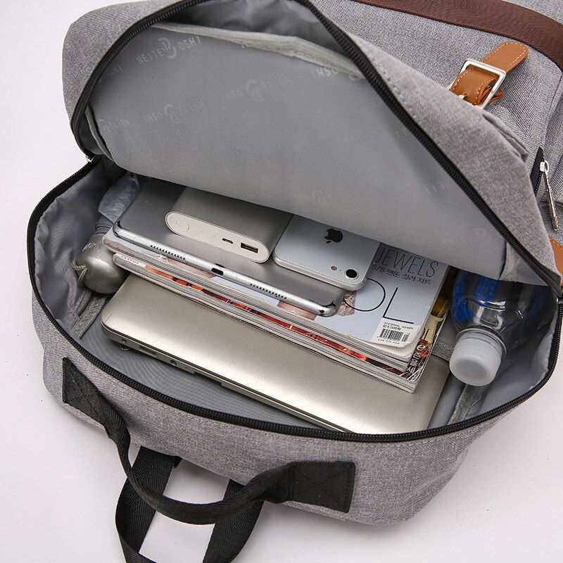 Vintage Laptop Backpack with USB Charging Port, Water Resistant Travelling Backpack Casual Daypacks School Shoulder Bag