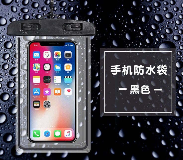 Full View Waterproof Case for Phone Underwater Snow Rainforest Transparent Dry Bag Swimming Pouch Big Mobile Phone Bag Sealed: E
