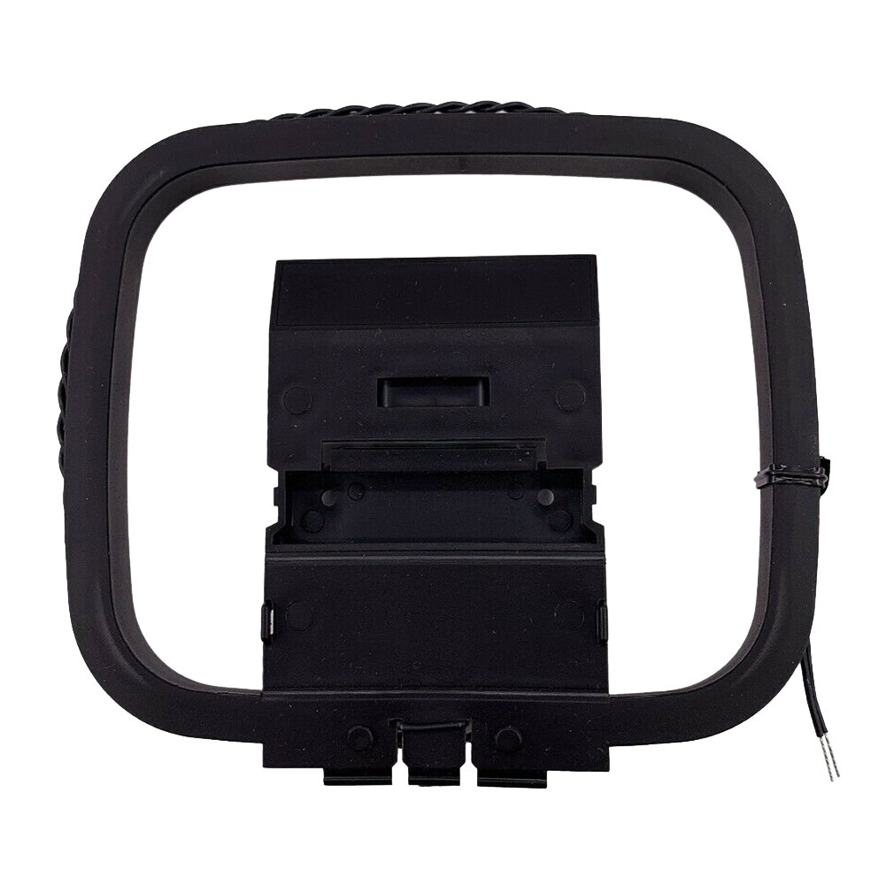 AM Loop Antenna HIFI Stereo Receiver 2 Pin Universal FM PVC Office Rustproof TV For Radio Anti Corrosion Stable Home Theater