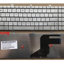 Us Layout Zilveren Laptop Toetsenbord Voor Asus N55 N55S N55SL N55SF N55X N75S N75SF N75SL Zilver Vervanging Toetsenbord