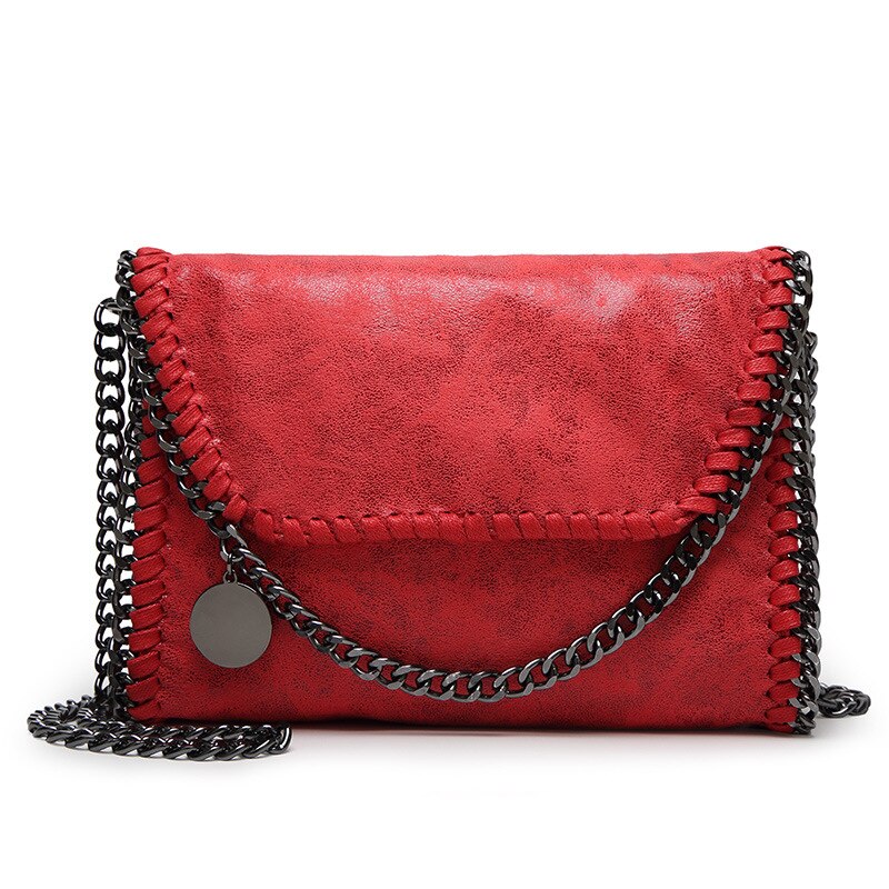 neue frauen Taschen lässig Schulter Bote Tasche Kette Tasche Kleine frauen Kupplung Platz Tasche frauen handtaschen und geldbörsen taschen: rot