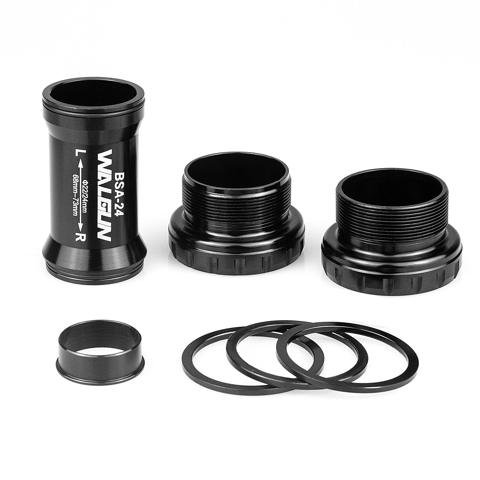 WALGUN BSA-24 BSA-30 Keramiklager Fahrrad Tretlager 68-73mm MTB Rennrad Dichtung Lagerbier Aluminium Rahmen Achse BSA Teile