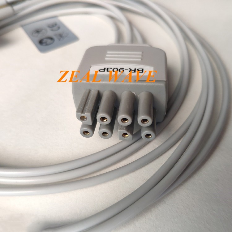 Japan Photoelectric Telemetry ECG Lead Wire BR-903P Photoelectric Telemetry Box Line Photoelectric BR903P