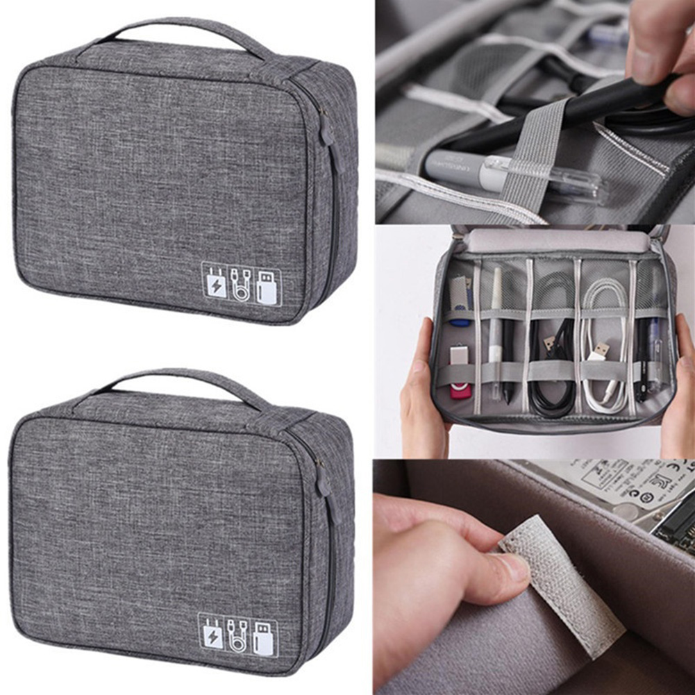 Portable Travel Digital Electronic Accessories Case Cable Charger Storage Bag Travel Bags