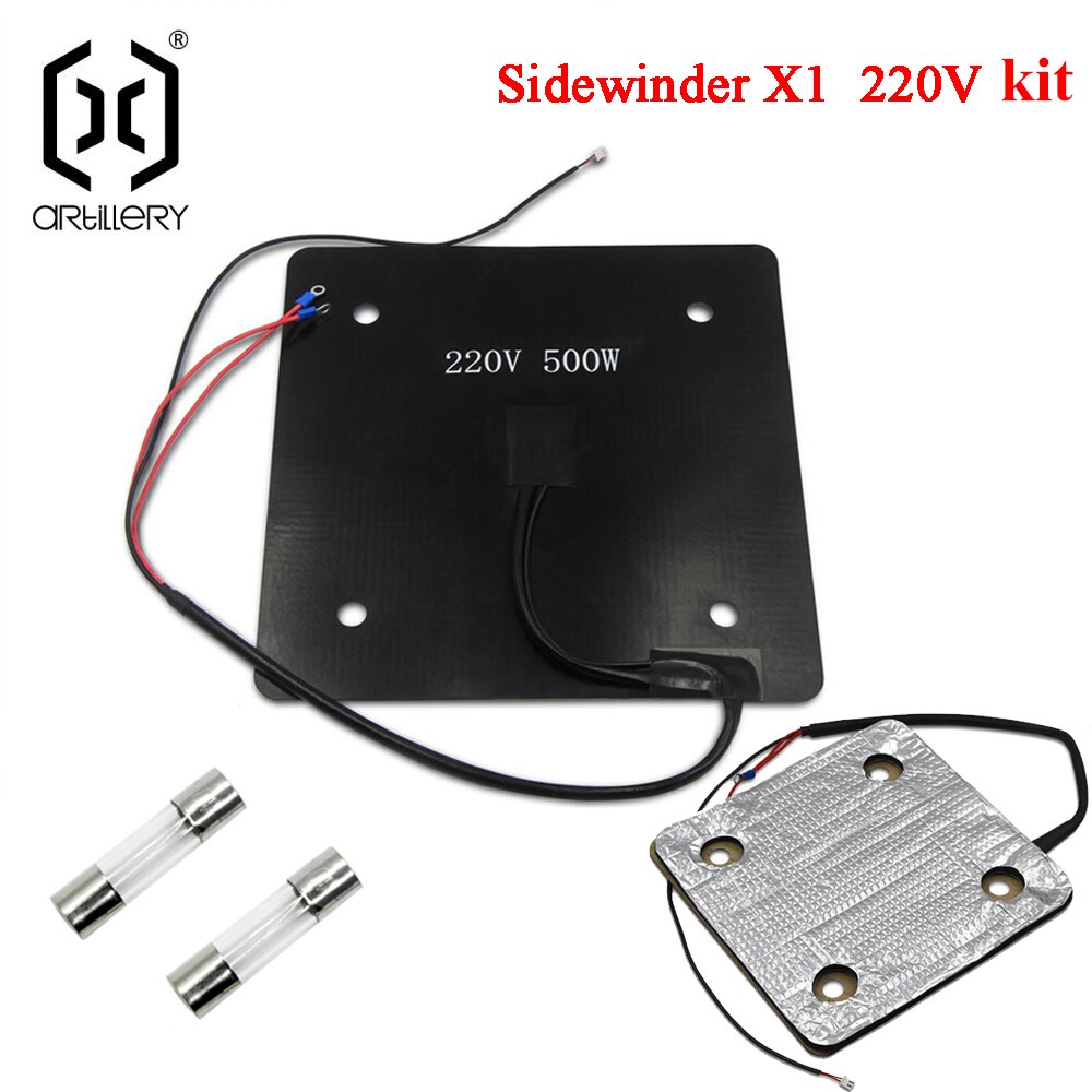 Artillerie Klapperschlange 3D Printe Sidewinder X1 Und Geniusr Gewidmet Heiße Bett Heizung Baumwolle Sicherung Bausatz