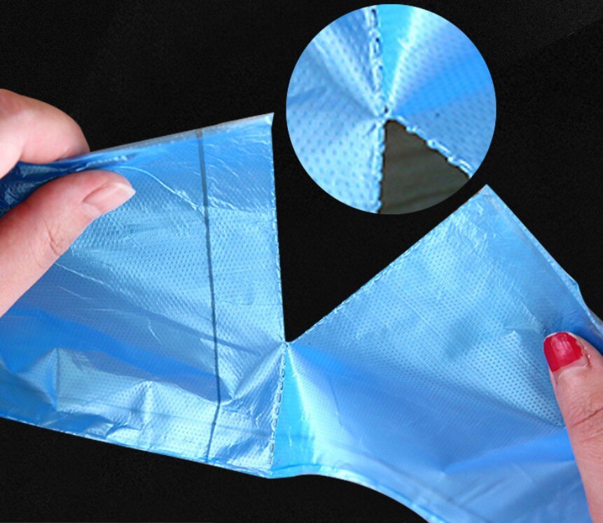 5 Rolls/pack Kitchen Garbage Bags Material Rubbish Dispense Storage Multicolor Disposable Continuous Roll Thicken Household