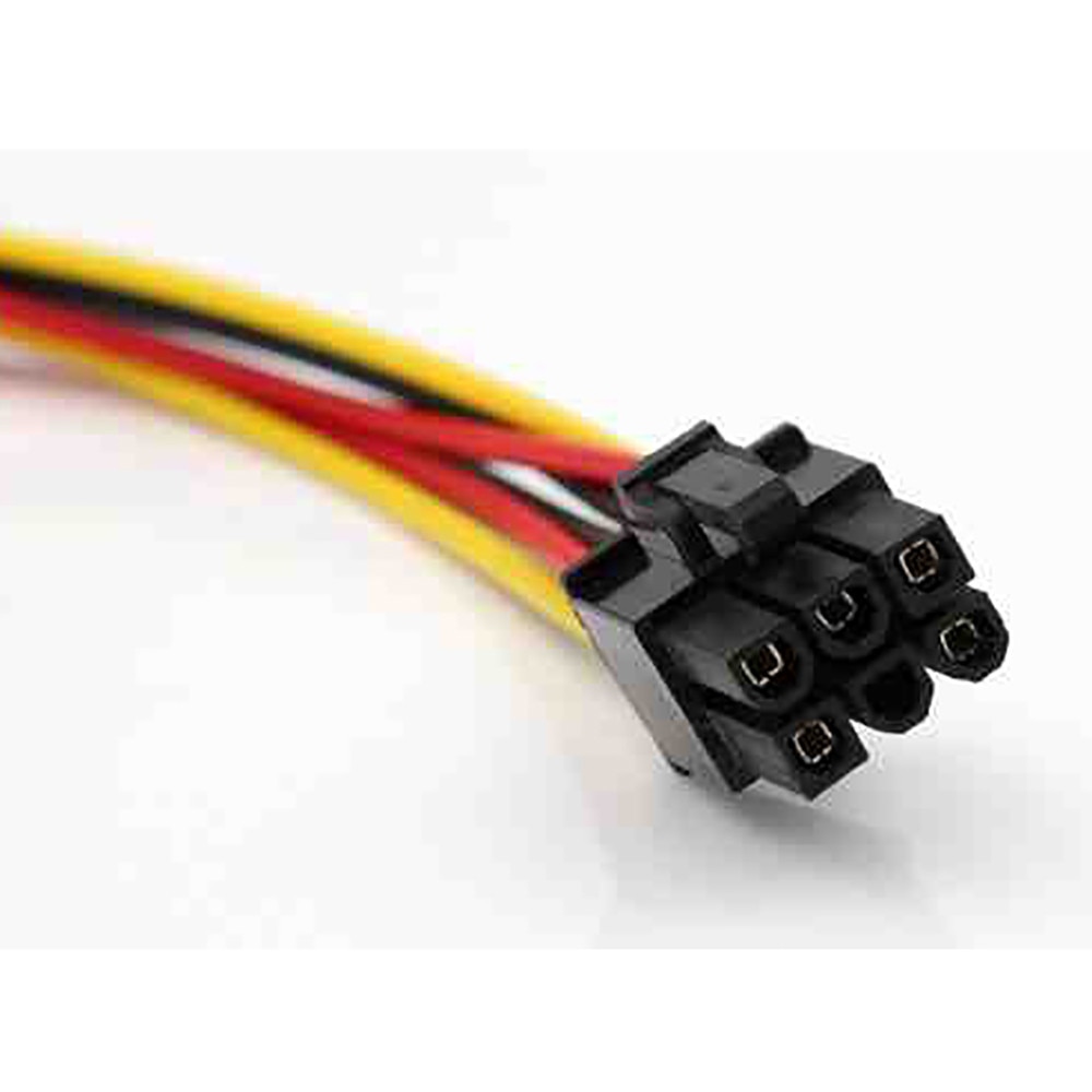 Atx ide molex power dual 4 to 6- pin pci express pcie grafikkort adapter kabelkonverter adapter grafikkort strømkabine#es