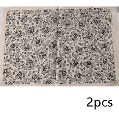 Papel de transferencia artístico para cerámica, calcomanías de cerámica de alta temperatura, herramientas de arcilla polimérica, 2 uds.: 10-2pcs