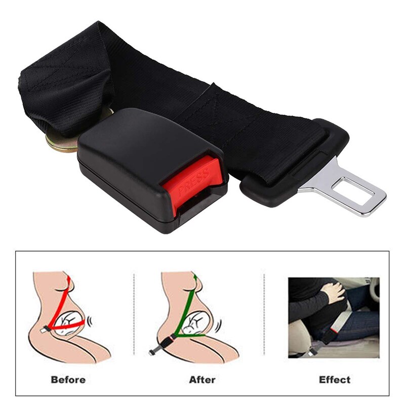 1Pcs Auto Veiligheid Seat Belt Uitbreiding Extender Veiligheid Gesp Clip 2.1Cm/0.8Inch Universal Adjutable Voor Zwangere vrouwen Seat Riem