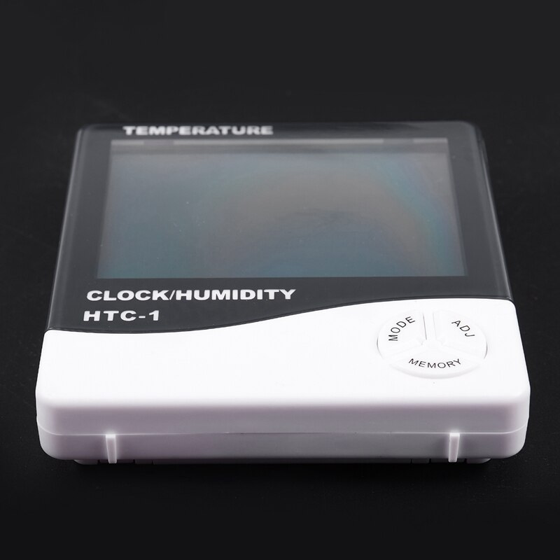 1x digital lcd medidor de temperatura e umidade relógio alarme & 2 pçs cozinha alho gengibre malha armazenamento saco pendurado baghollow respiração