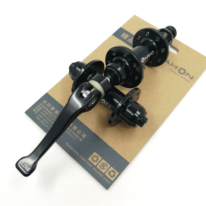 16 Hole 74mm Front Hub Folding Bike Hubs With Quick Release Lever Aluminum Alloy DA-HON Bearing Hubs