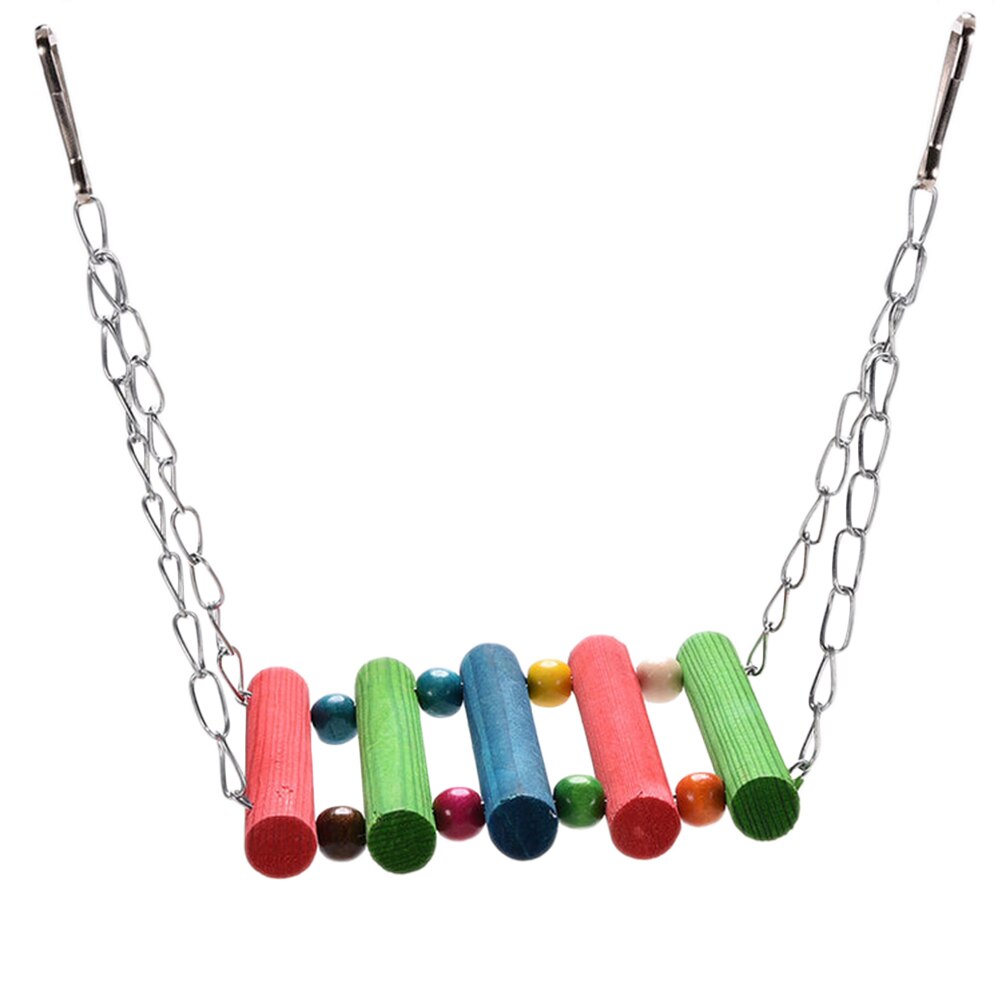 Birds Toy Pet Bird Parrot Parakeet Budgie Cockatiel Cage Bird Toys HangingToy Brinquedo Hammock Swing Toy 1pcs: Default Title