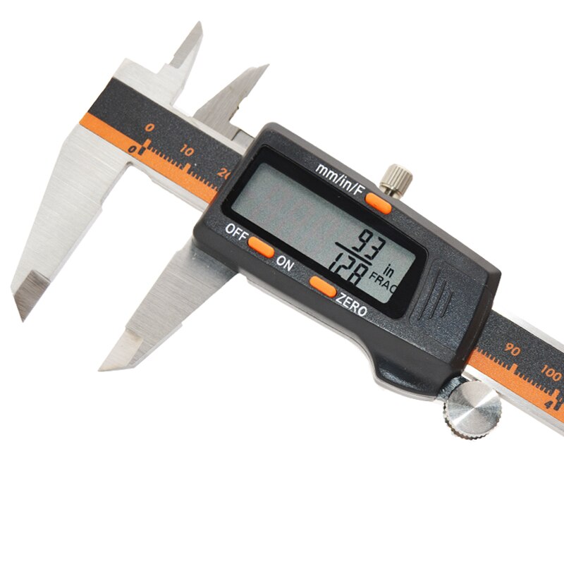 Stainless Steel Digital Display Caliper 6 inch 150 mm Fraction/MM/Inch High Precision LCD Vernier Caliper Measuring tools Gauges