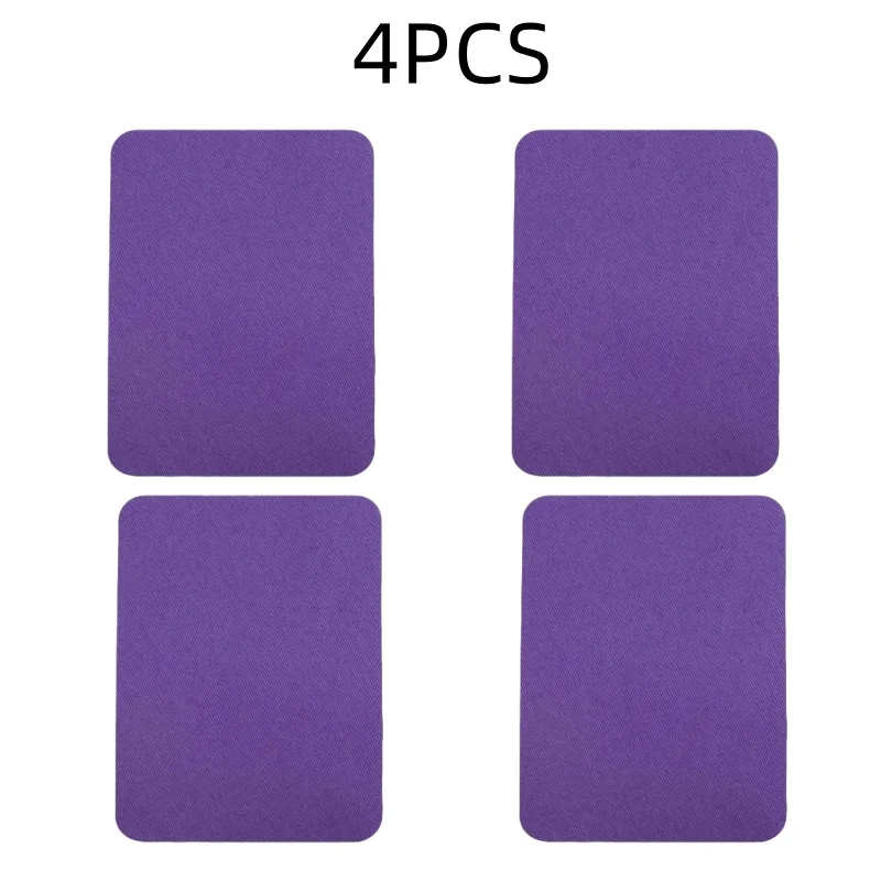 4 stuks opstrijkbare patches kledingreparatie veelkleurige stoffen patches opstrijkbare sterke lijm katoenen patch voor kleding Jean reparatie decor