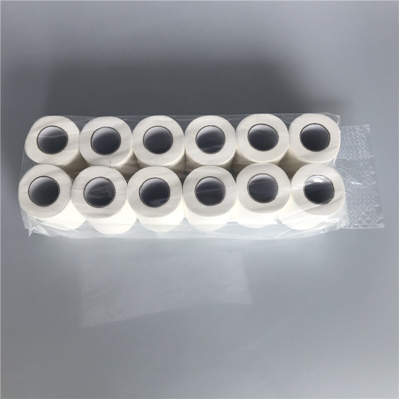 Bath Tissue Cleaning Paper Bathroom Toilet Paper Soft Household Wood Pulp Lint-free Comfortable Sanitary Toilet Paper Tissue: 12 roll