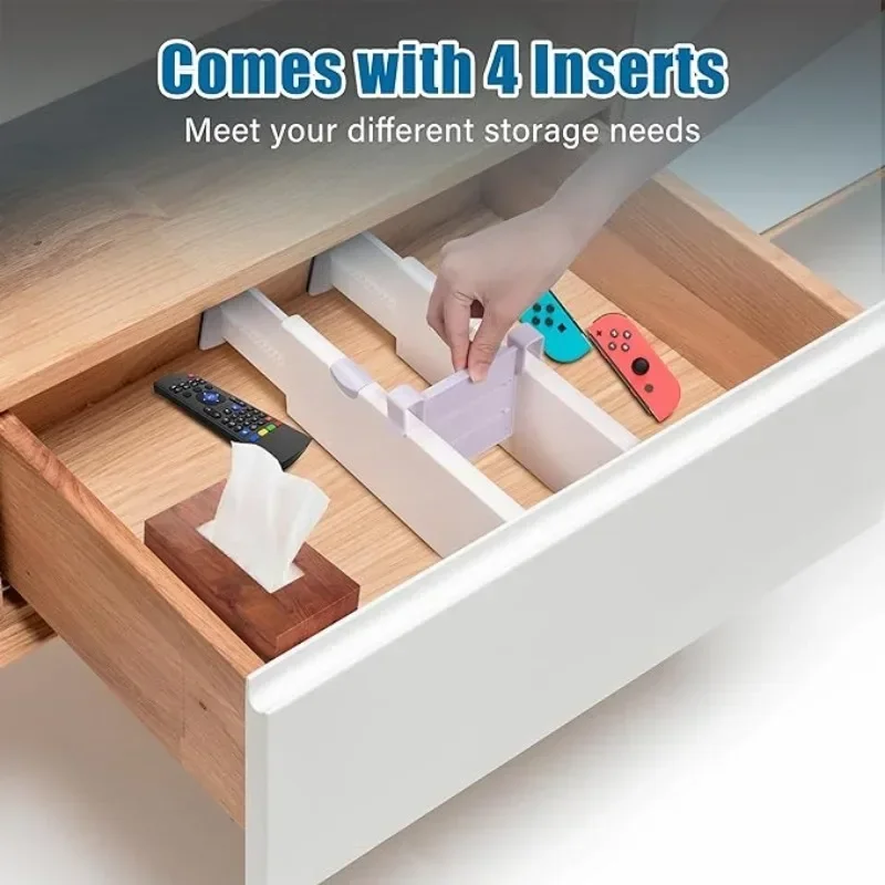 Drawer Dividers Organizer Adjustable Storage Retractable Drawer Partition Holder Household Clapboard Kitchen Organizador
