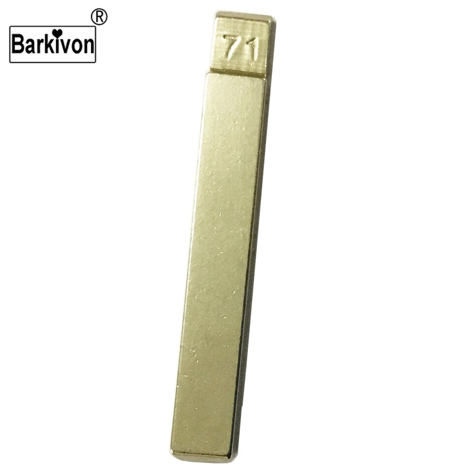 Barkivon 71 # Vervanging Flip Folding Autosleutel Blade Voor Buick Regal Excelle Voor Chevrolet Cruze Sleutel Base Blank 50 Stks/partij