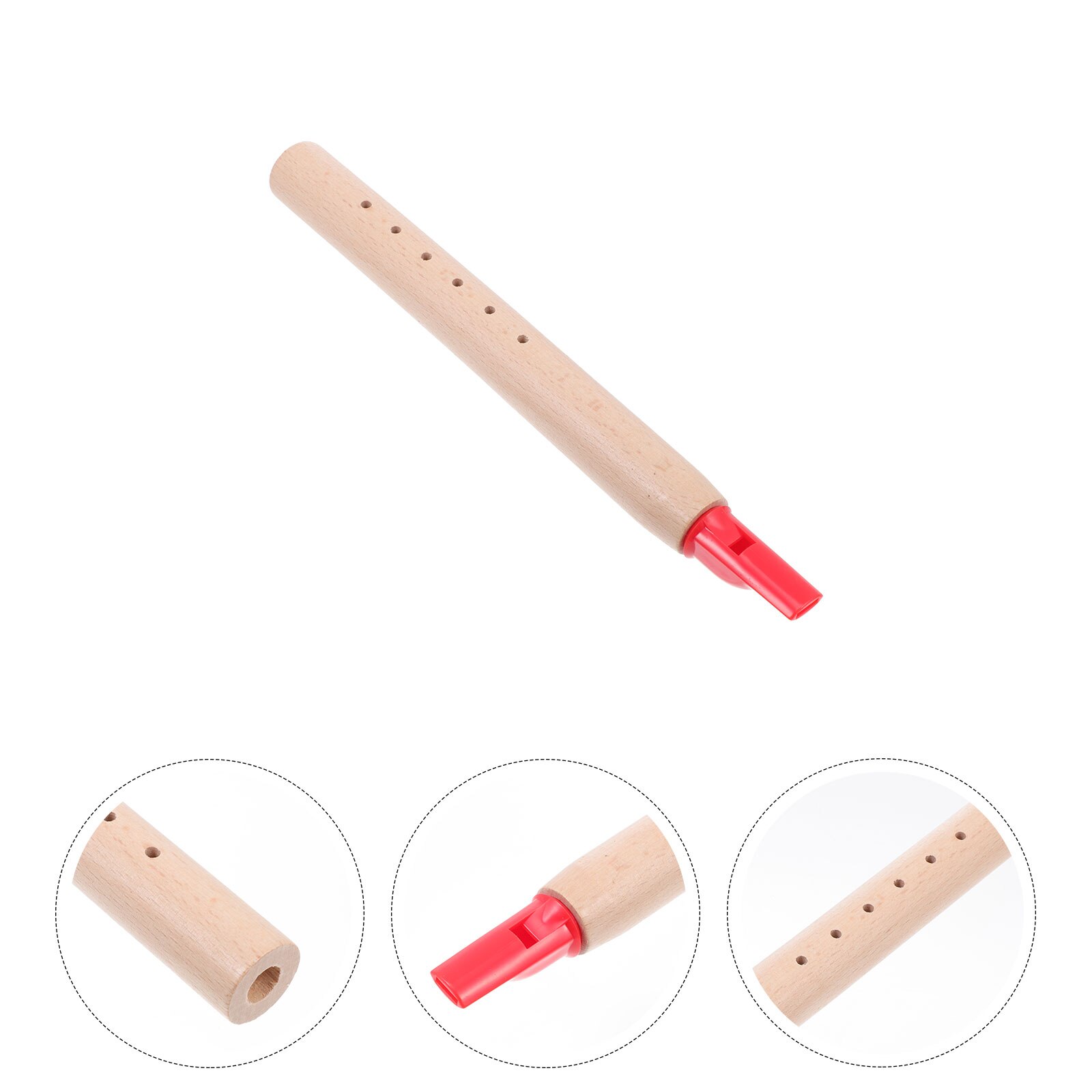 1Pc Six Holes Wind Instrument Wooden Six Holes Flute Musical Instrument