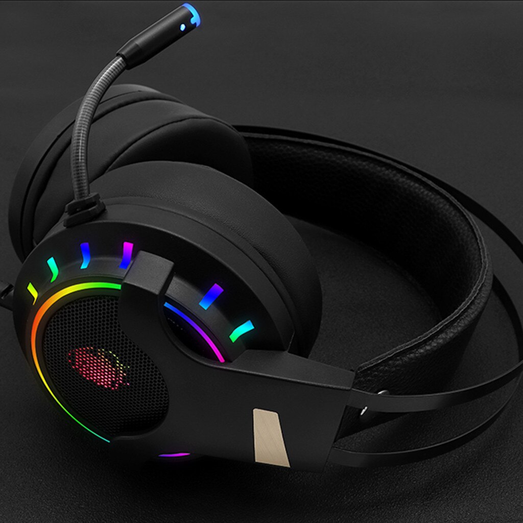 GamesterGear Over-Ear PC Gaming Headset With Mic & LED – 3.5mm Audio