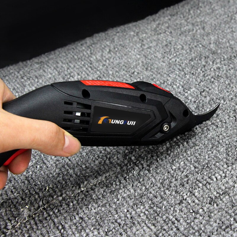 Tijeras eléctricas multiusos para tela de cuero corte de tela, tijeras de mano de costura de tela sin cable recargable