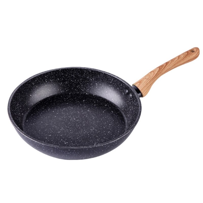 20cm Aluminium Legierung Maifan Stein Nicht-Stock Pfanne Rauchfreien wok X9FE