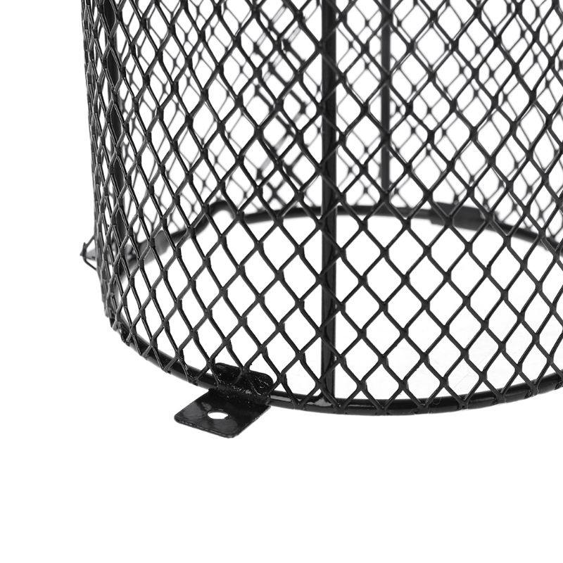 Reptile chauffage garde ampoule chauffante lampe enceinte Cage protecteur métal maille lampe couverture