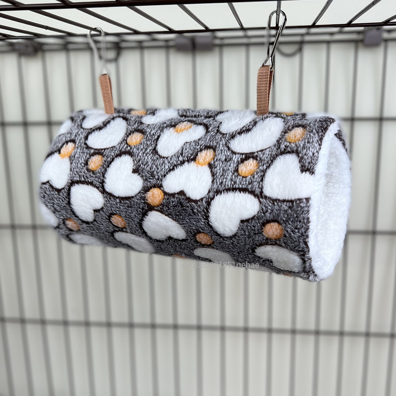 Gabbia per criceti, tunnel per furetto, amaca per ratti, tubo caldo per criceti, giocattolo, gabbia da letto sospesa per criceti, conigli, porcellini d'India, piccoli animali