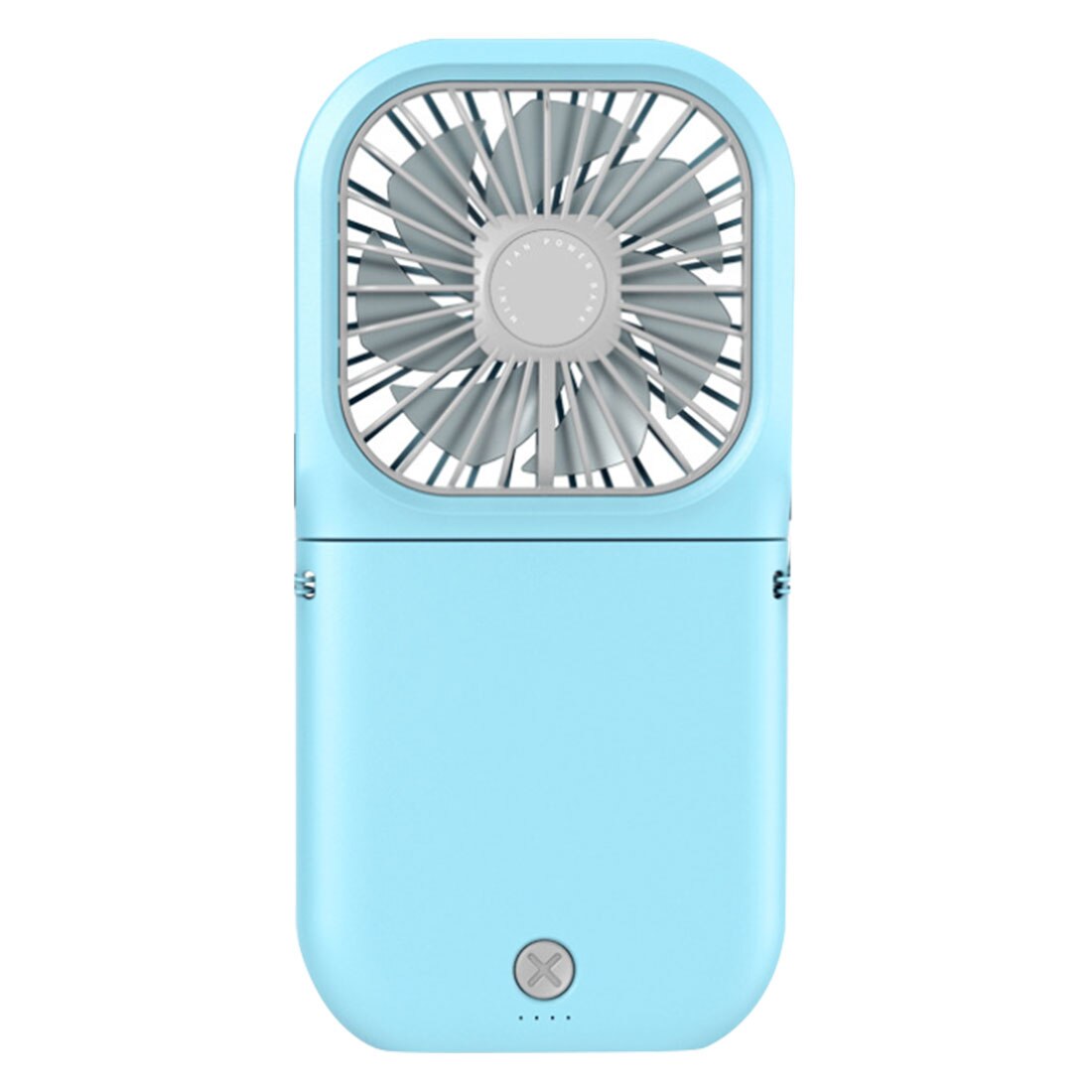 Mini Usb Ventilator Elektrische Pocket Air Cooling Fans 3 Speed Verstelbare Home Office Outdoor Fan Handheld Kleine Pocket Fan Ventilador: A blue