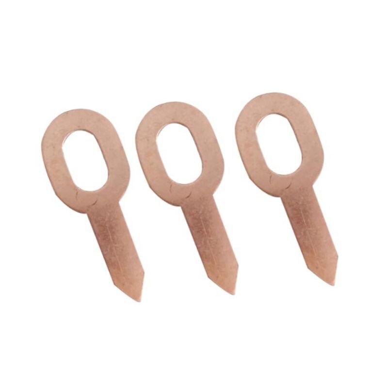 Juego de herramientas de reparación de abolladuras, Kit de anillos de carrocería de coche, elevador sin pintura, Oval, 50 unids/set