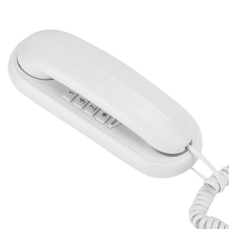 Telefoon Tafel Muur Dual Purpose Hotel Telefoon Badkamer Kantoor Muur Gemonteerde Familie Vaste Wit