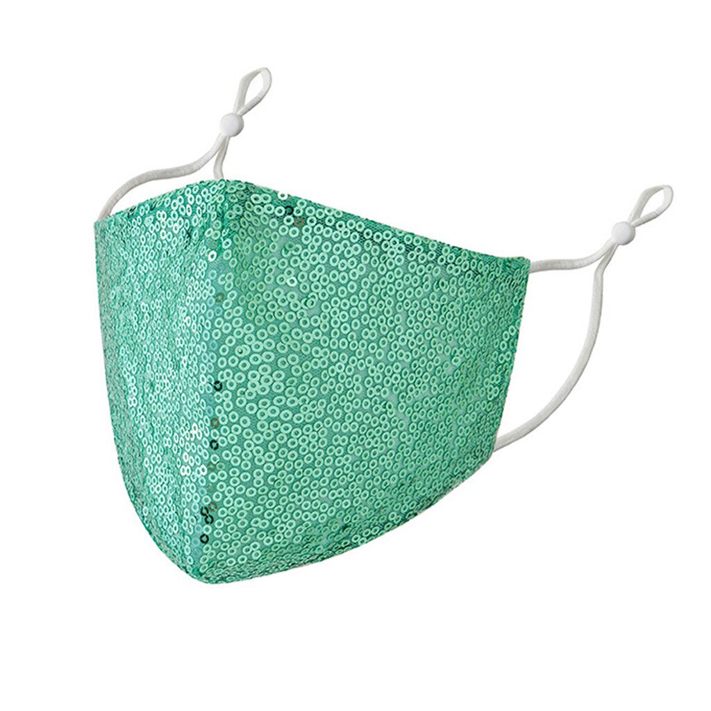 Elastische Leuchtenden Pailletten Masken für Gesicht Frauen Sonnencreme Atmungs Kristall Maskerade Schmuck Maske für Nachtclub tanzen Party 21: B