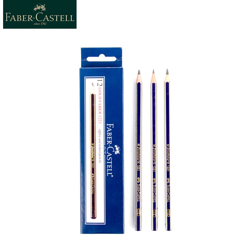 Faber Castell 12pcs Wood Sketch and Drawing Pencil Set 5H 4H 3H 2H H HB B 2B 3B 4B 5B 6B 7B 8B Art Supply 1221