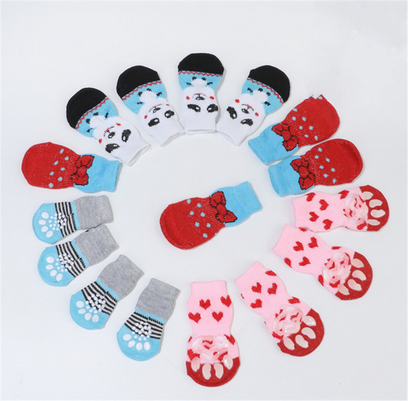 zwierzę domowe pies szczeniak Kot buty kapcie antypoślizgowe skarpetki zwierzę domowe Słodki wnętrz dla małych psów koty śnieg buty skarpety