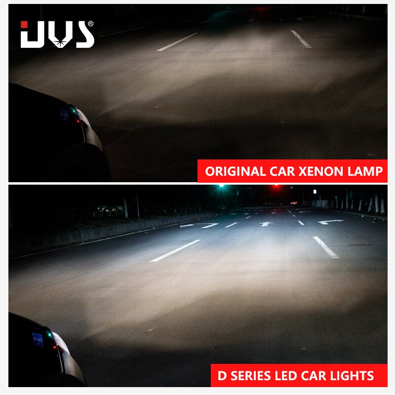 Uvs D1S Led Auto Lamp Gratis Canbus D1R Lamp Auto Headligt High Power 70W 8600Lm Kit Led Te Vervangen hid Conversie