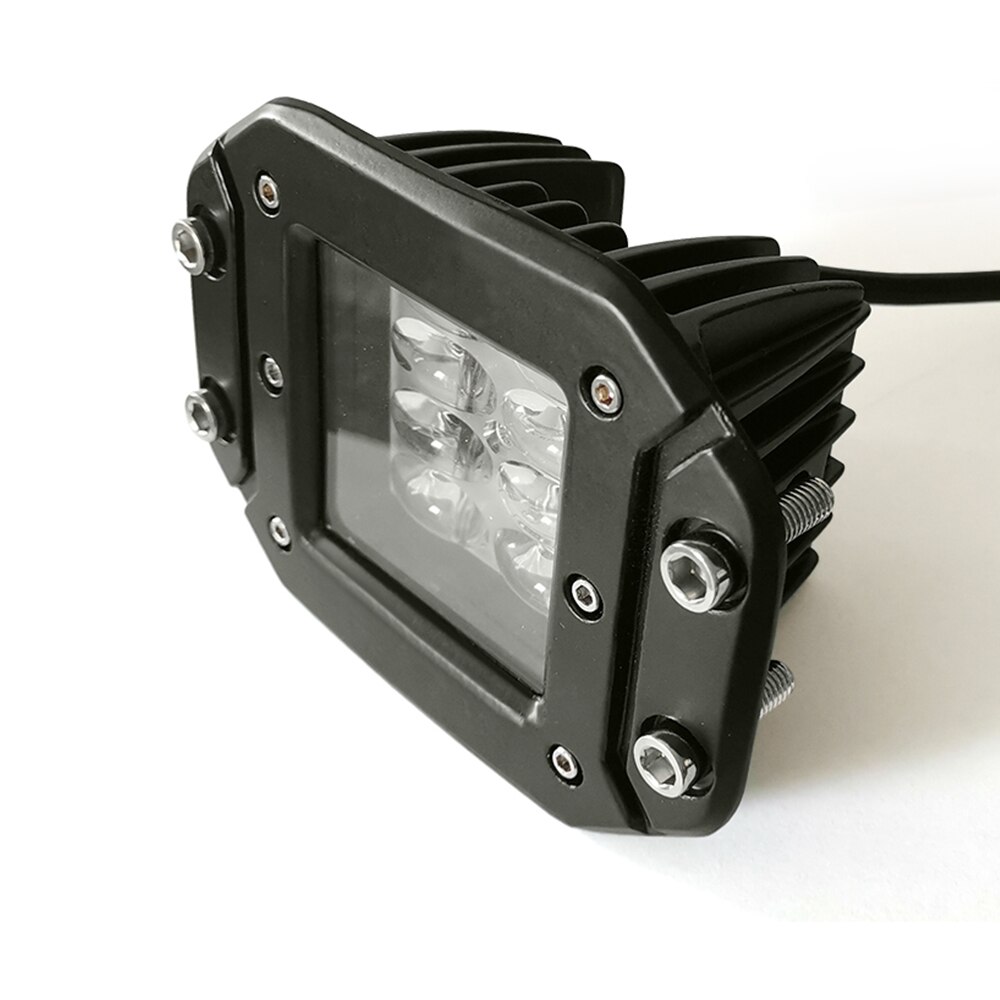 8LED Flush Mount Offroad LED Work Light 24W 12V LED 24V Pods Truck Driving Lamp For Auto Car SUV Tractor 4x4 Off Road Motorcycle