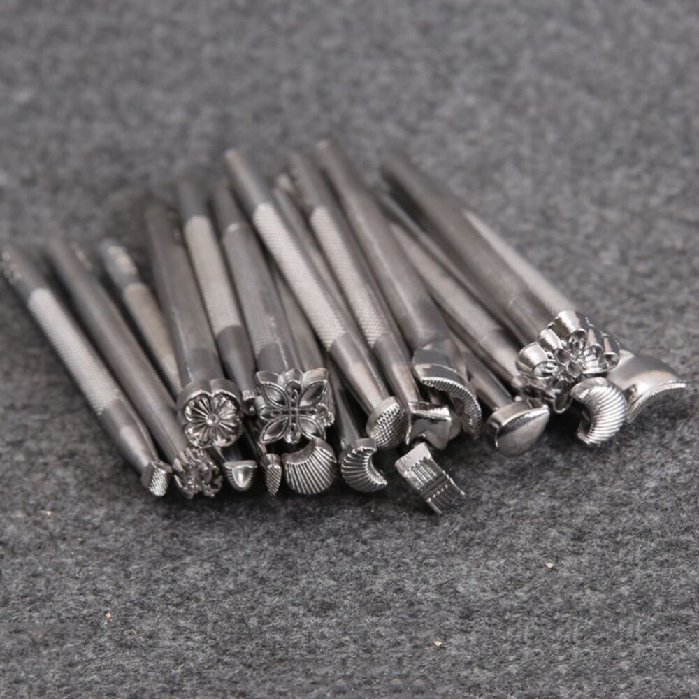 25pz di Cuoio Strumento Intagliare Taglio Cuciture in Pelle Lavorazione Strumenti per Tappeto in Pelle Tappezzeria
