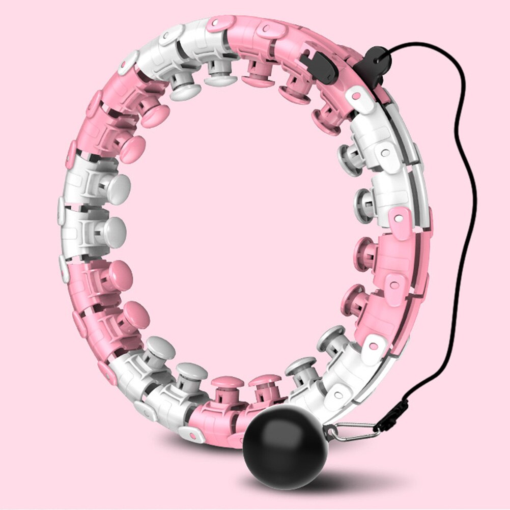 24 sektioner aftagelig fitness hoop smart talje hoop anti talje ring mave slankende hoop fitness tilbehør til kvinder