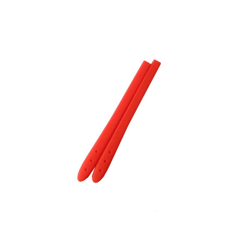 Soporte antideslizante para lentes de silicona, ganchos para la oreja, para gafas de sol, Protector de piernas, accesorios para gafas, 1 par: Rojo