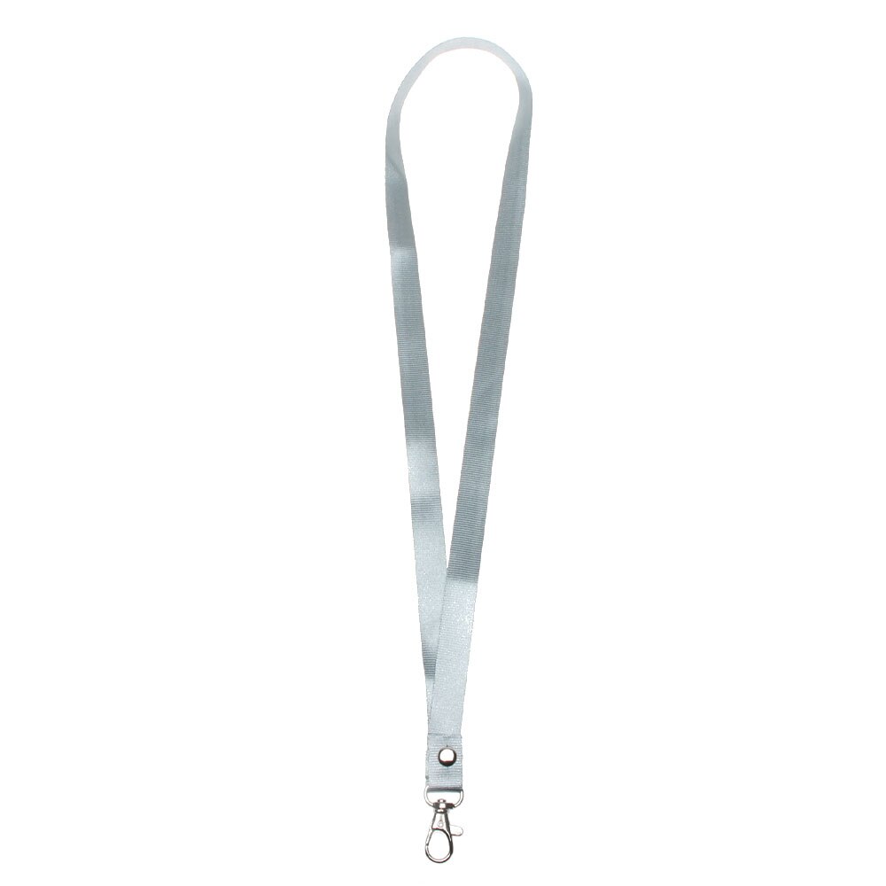Cordon tour de cou de sécurité détachable pour porte-badge, porte-clés, anneau métallique, porte-cartes, porte-badge, aléatoire