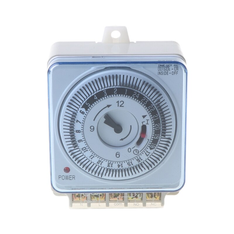 Mechanische Tijdschakelaar 250V 16A Tijd Teller 15Min 24H Keuken Controller Thuis