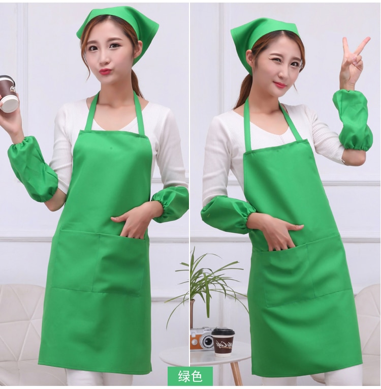 Colorful Women Chef Uniform Home Accessories Kindergarten Teacher Apron Unfiorm Cooking Game Costume Coffee Shop Work Clothes