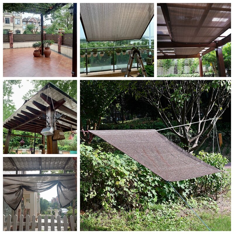 HDPE Anti-UV Sunshade Net Garden Succulent Plant Greenhouse Sunblock Shading Net Outdoor Swimming Pool Cover Balcony Sun-proof