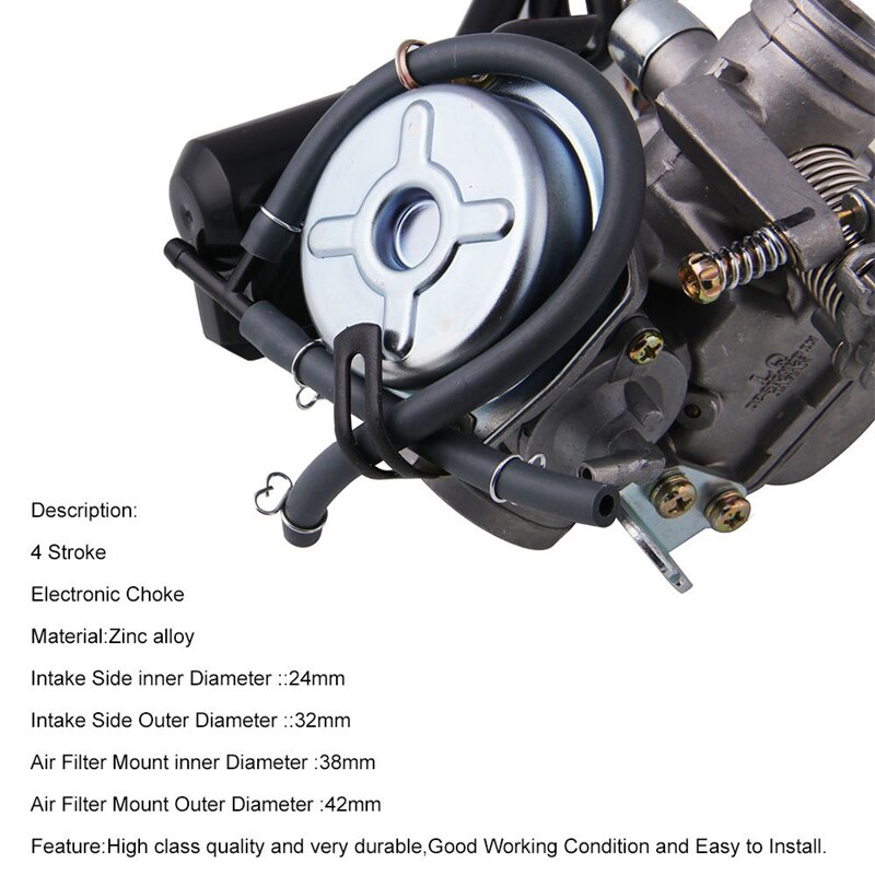  gy6 125 150cc skootteri atv kazuma baja kymco taotao sunl tank tank kaasutin carb