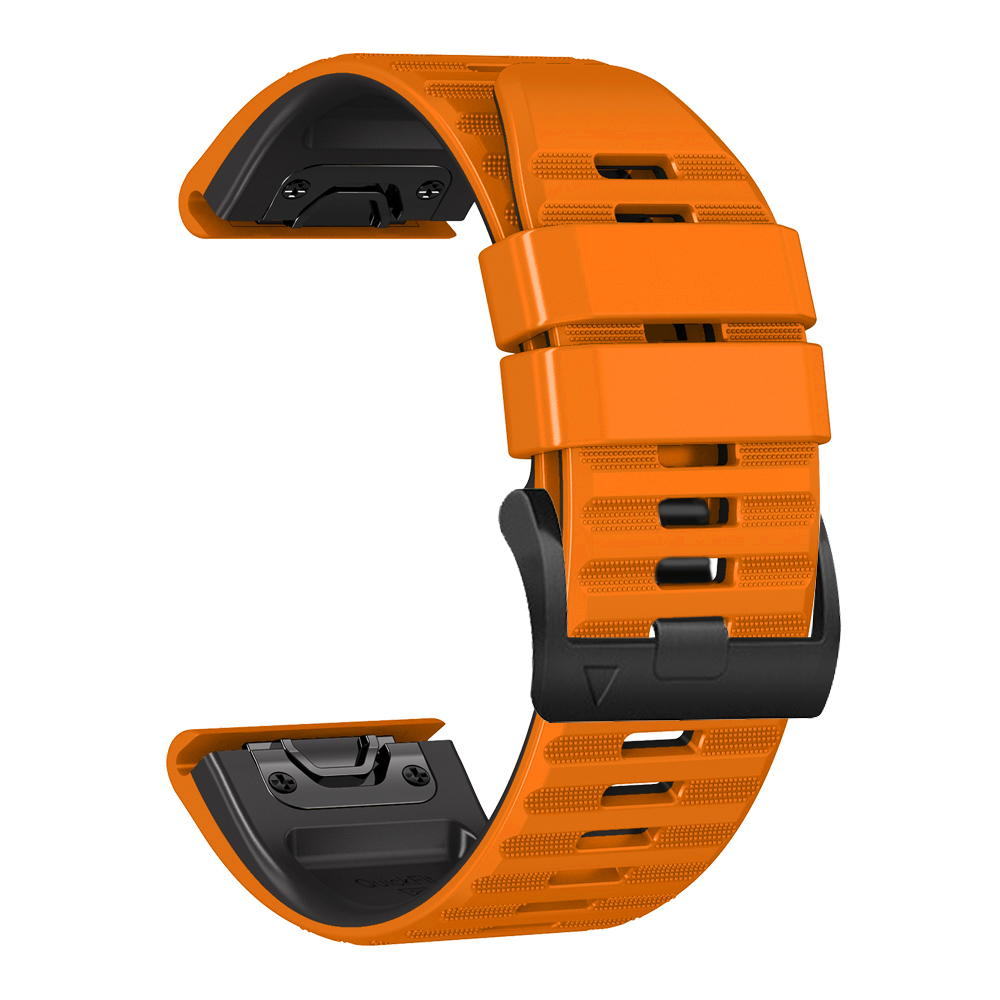 Quickfit-rem til garmin fenix 8 e 7 7x 6x 6 pro 5 5x plus forerunner 965 955 epix pro urrem 26mm 22mm armbånd: Xs / Orange