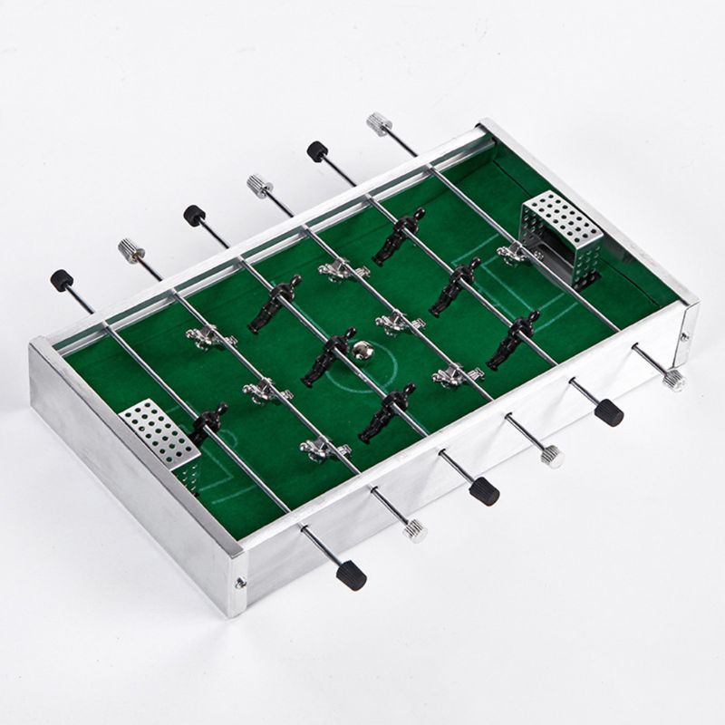 Mini Aluminum Alloy Table Football Machine Kids Desk Soccer Toys Metal Foosball